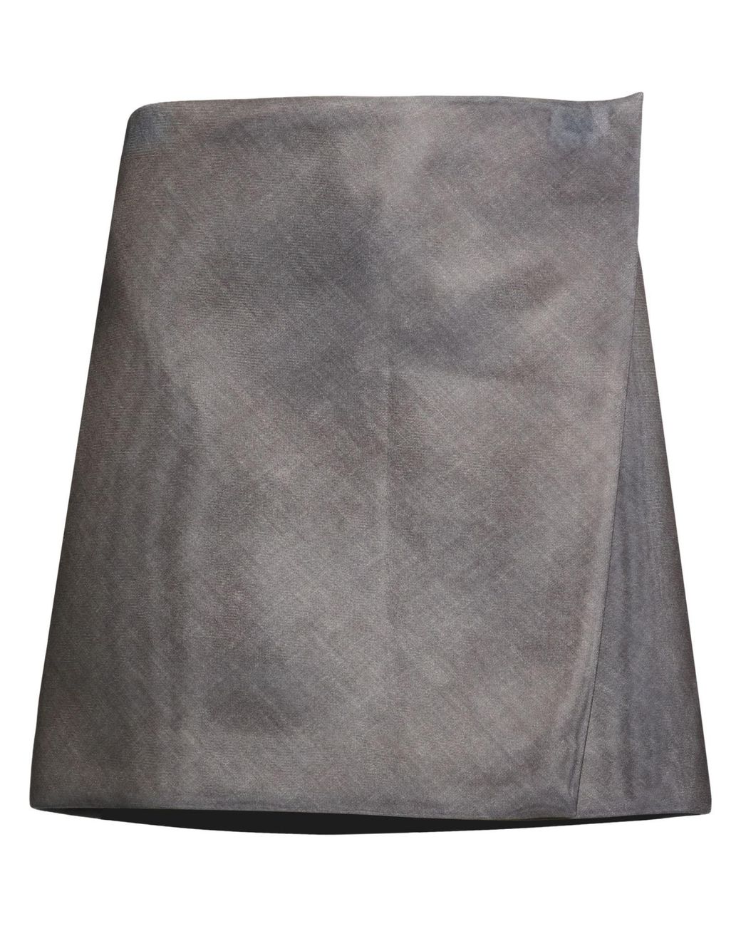 Philosophy Di Lorenzo Serafini Gray Mini Skirt Polyester, Elastane