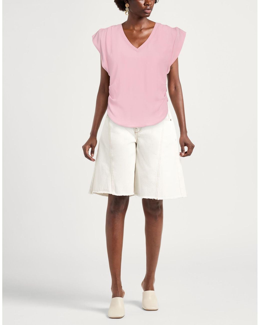 Pinko Pink Top Acetate, Silk
