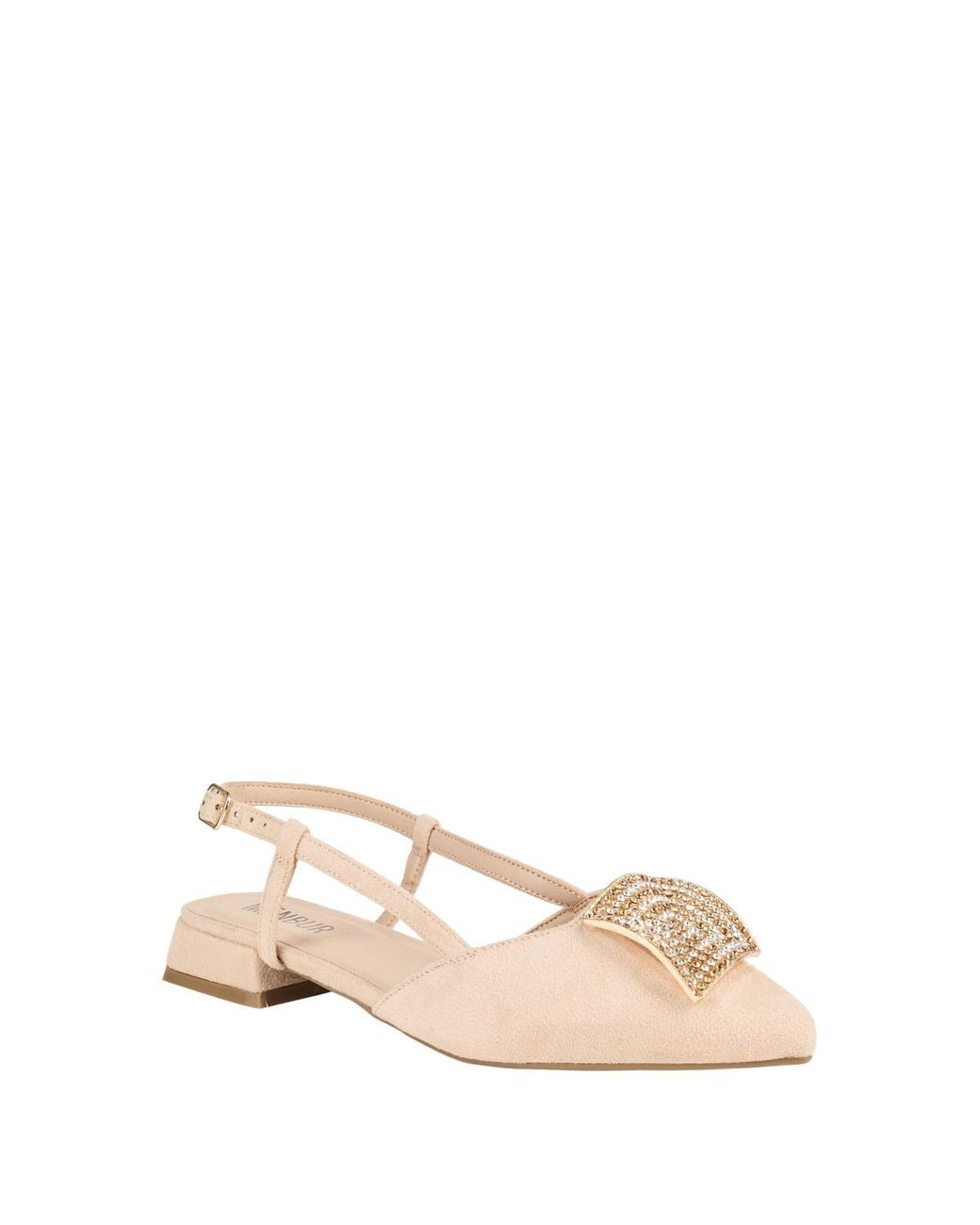 Menbur Natural Sand Ballet Flats Textile Fibers