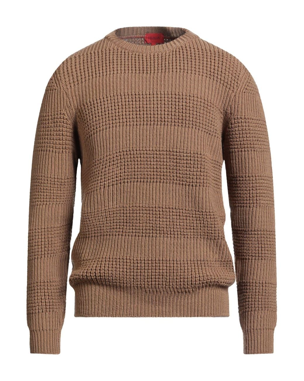 Isaia Brown Jumper for men