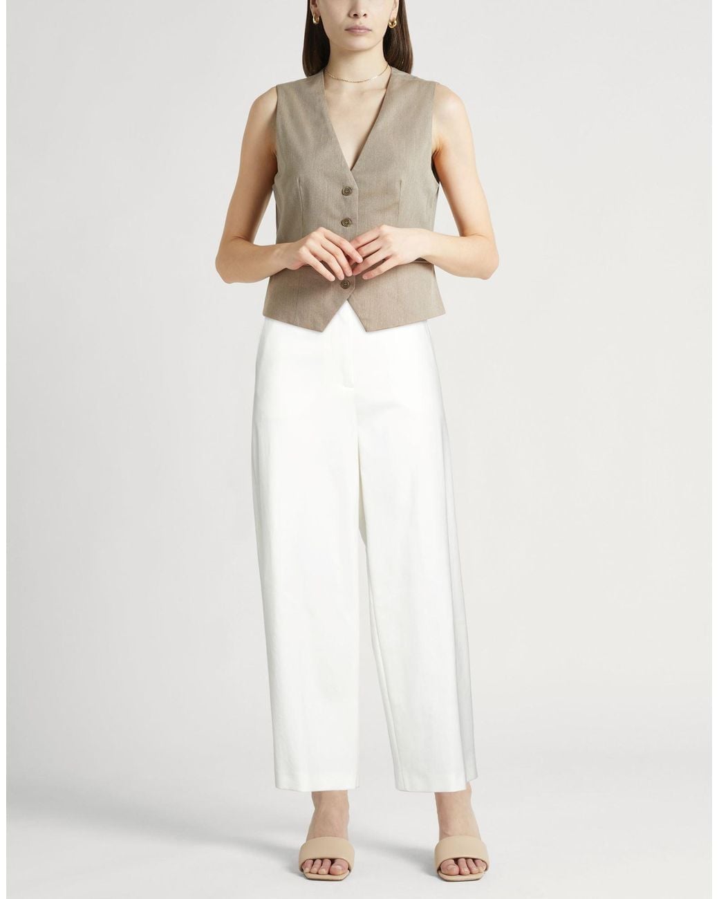 Fabiana Filippi White Trouser