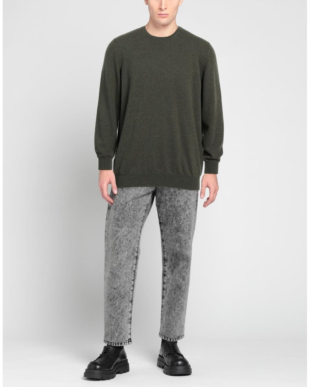 Gran Sasso Green Jumper for men