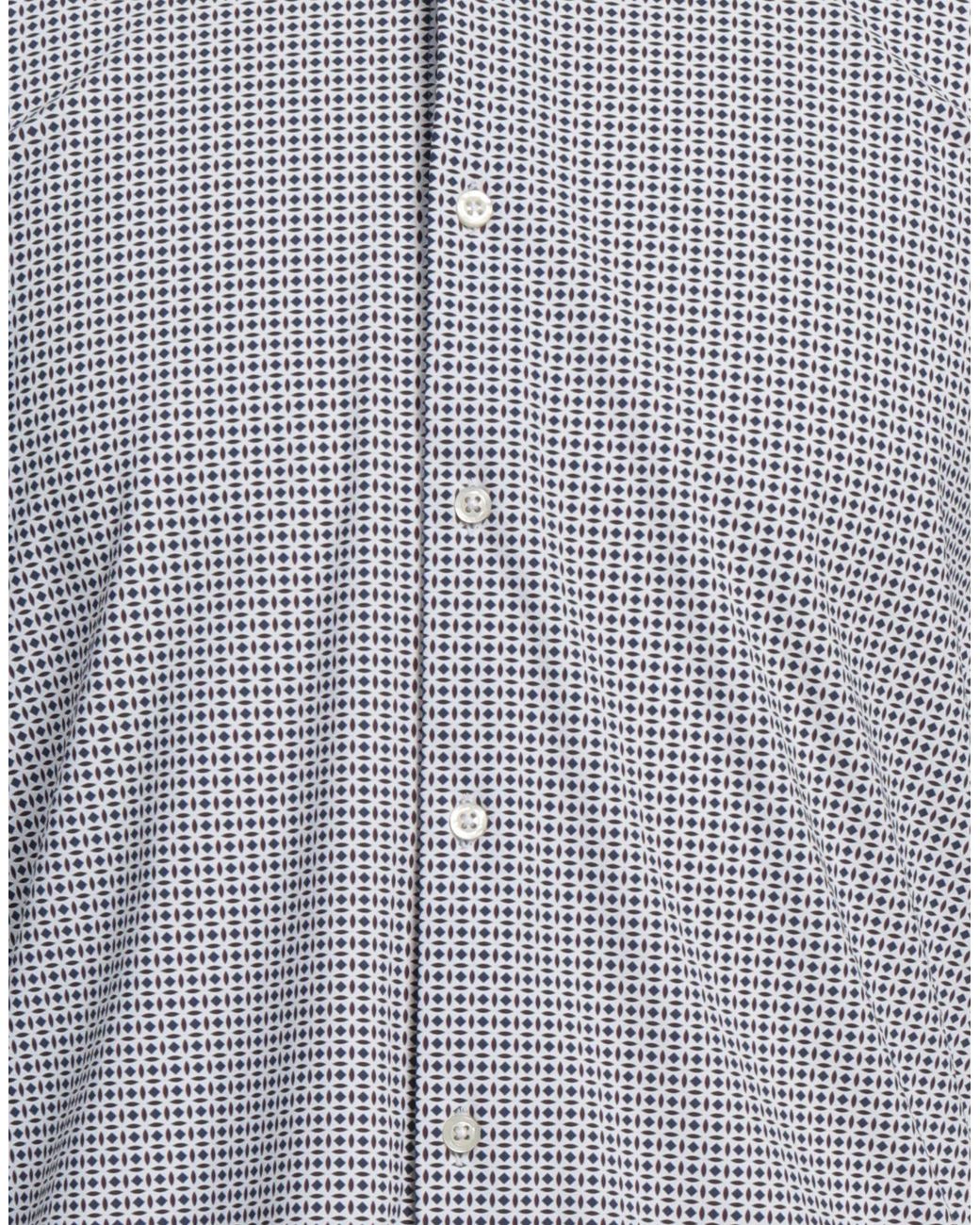 Ghirardelli Blue Shirt Polyamide, Elastane for men