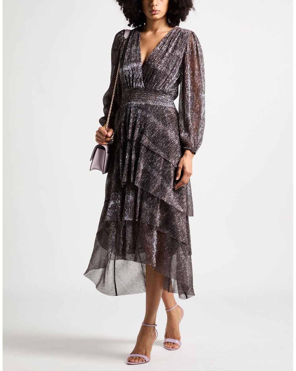 Maje Brown Maxi Dress