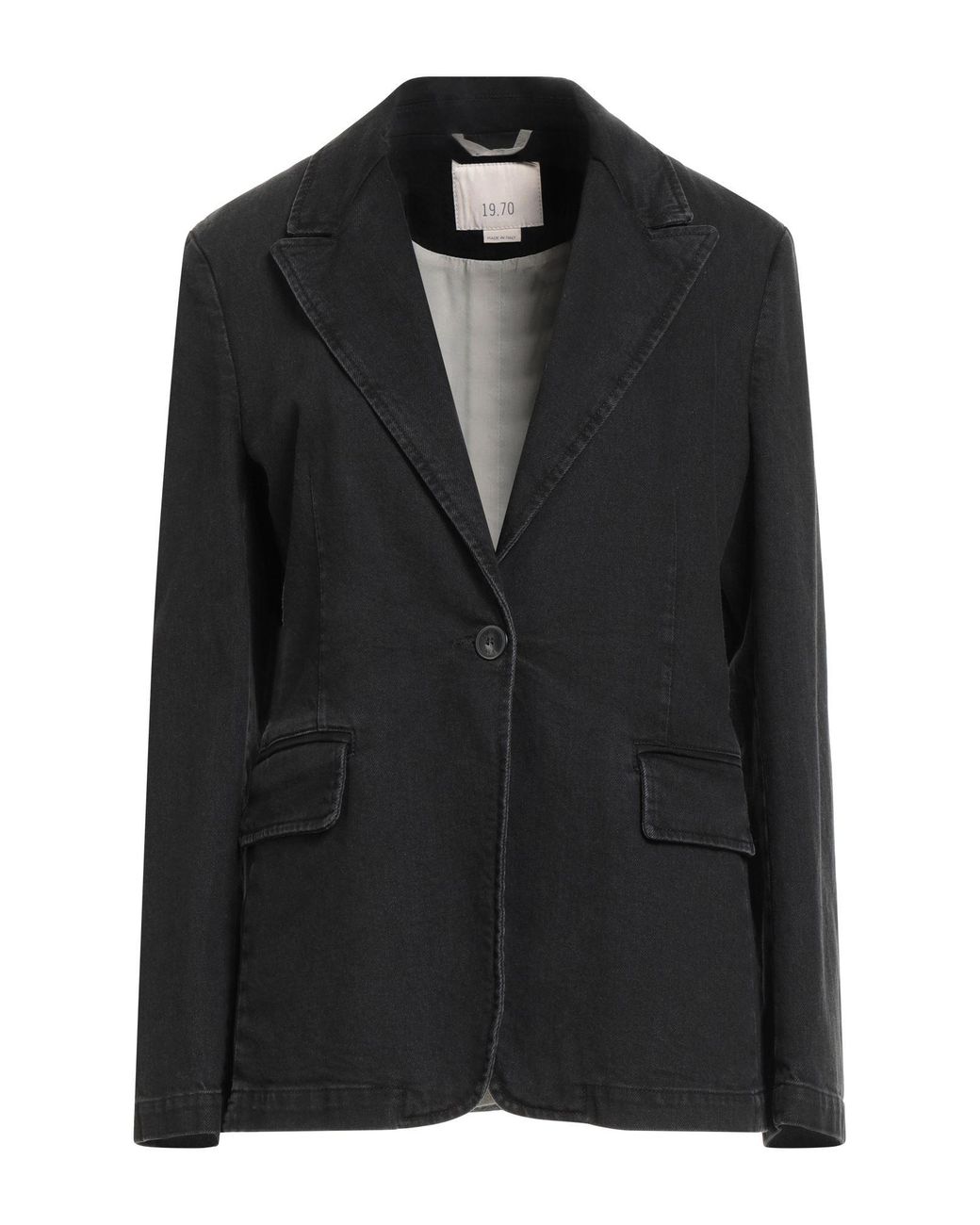 19.70 Nineteen Seventy Black Blazer