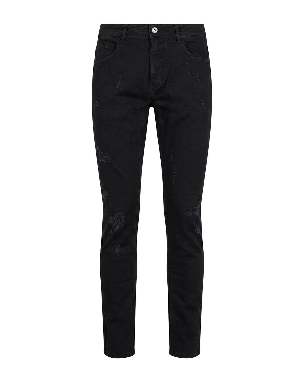 Massimo Rebecchi Black Pants Cotton, Elastane for men
