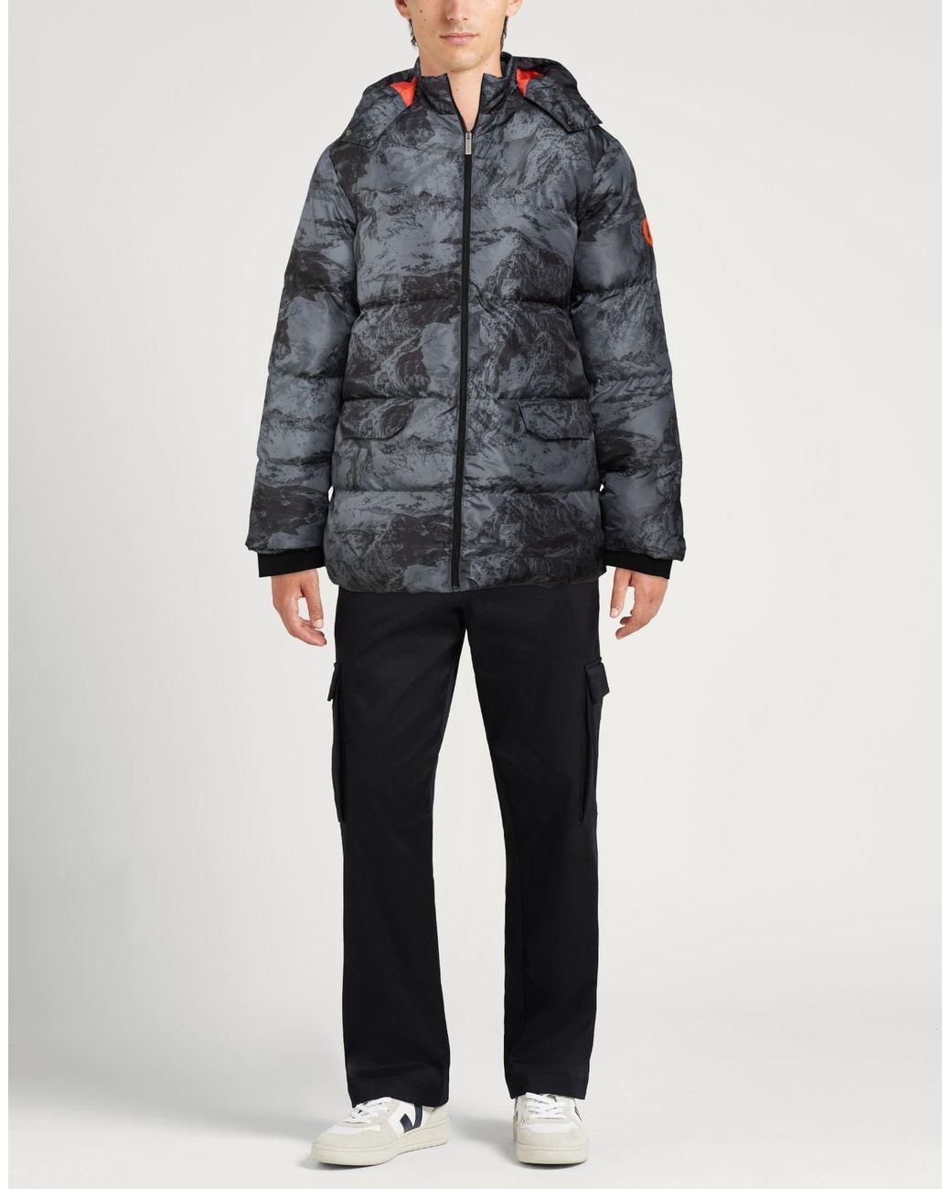 Bikkembergs Gray Puffer Polyester for men