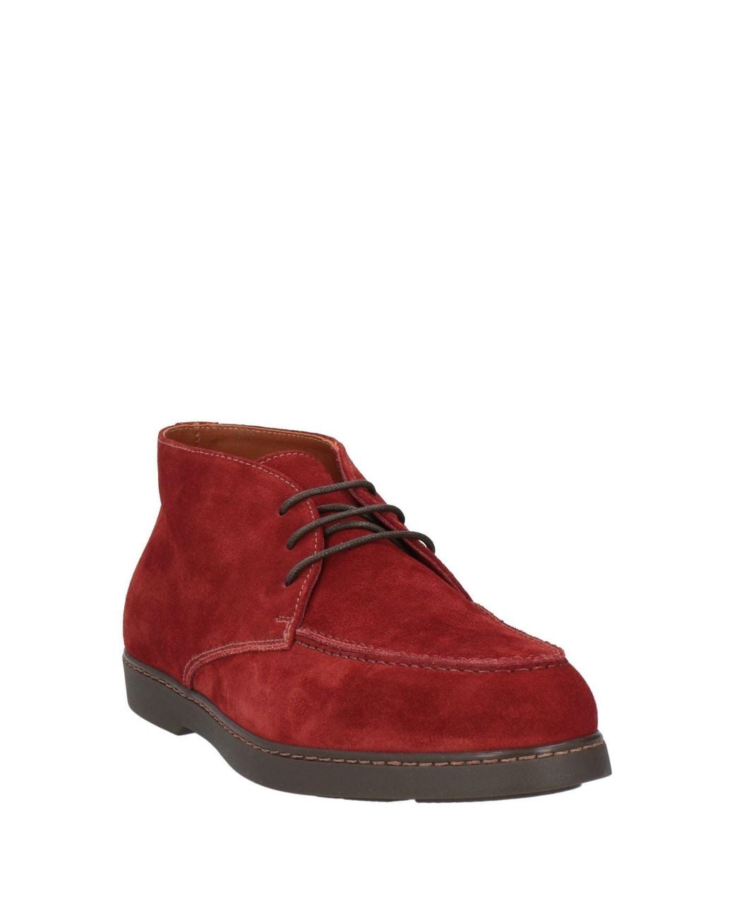 Doucal's Red Ankle Boots Leather for men