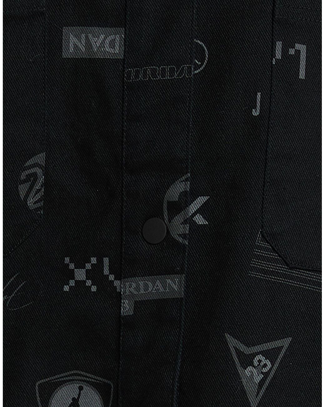 Nike Black Jacket Cotton, Elastane