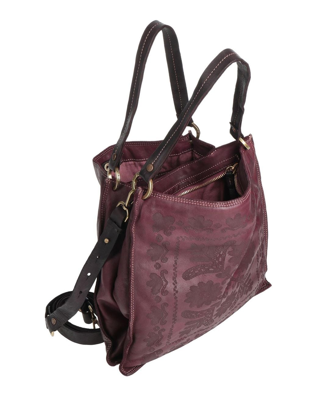 Caterina Lucchi Purple Handbag Calfskin