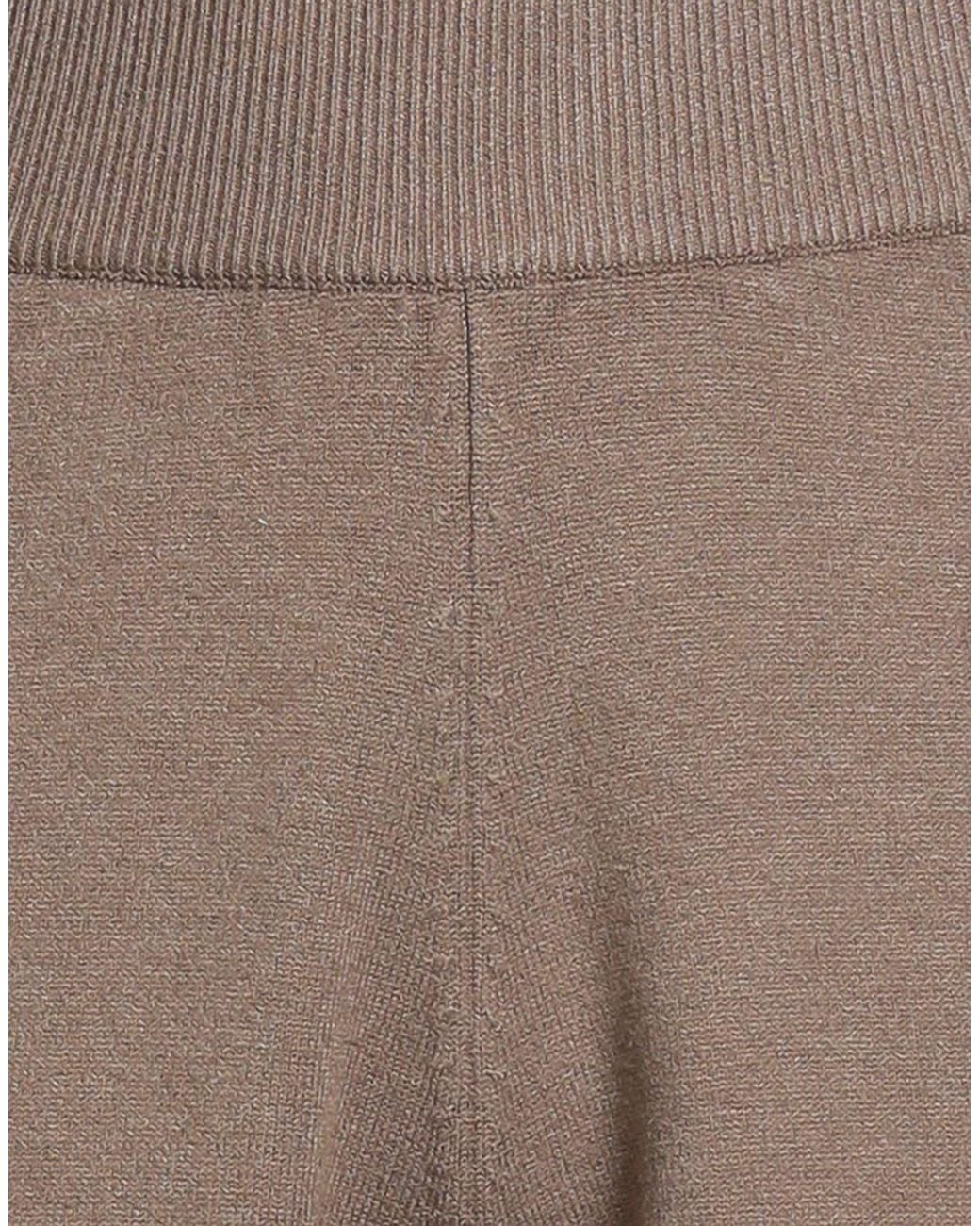 hinnominate Brown Pants Viscose, Polyester, Polyamide