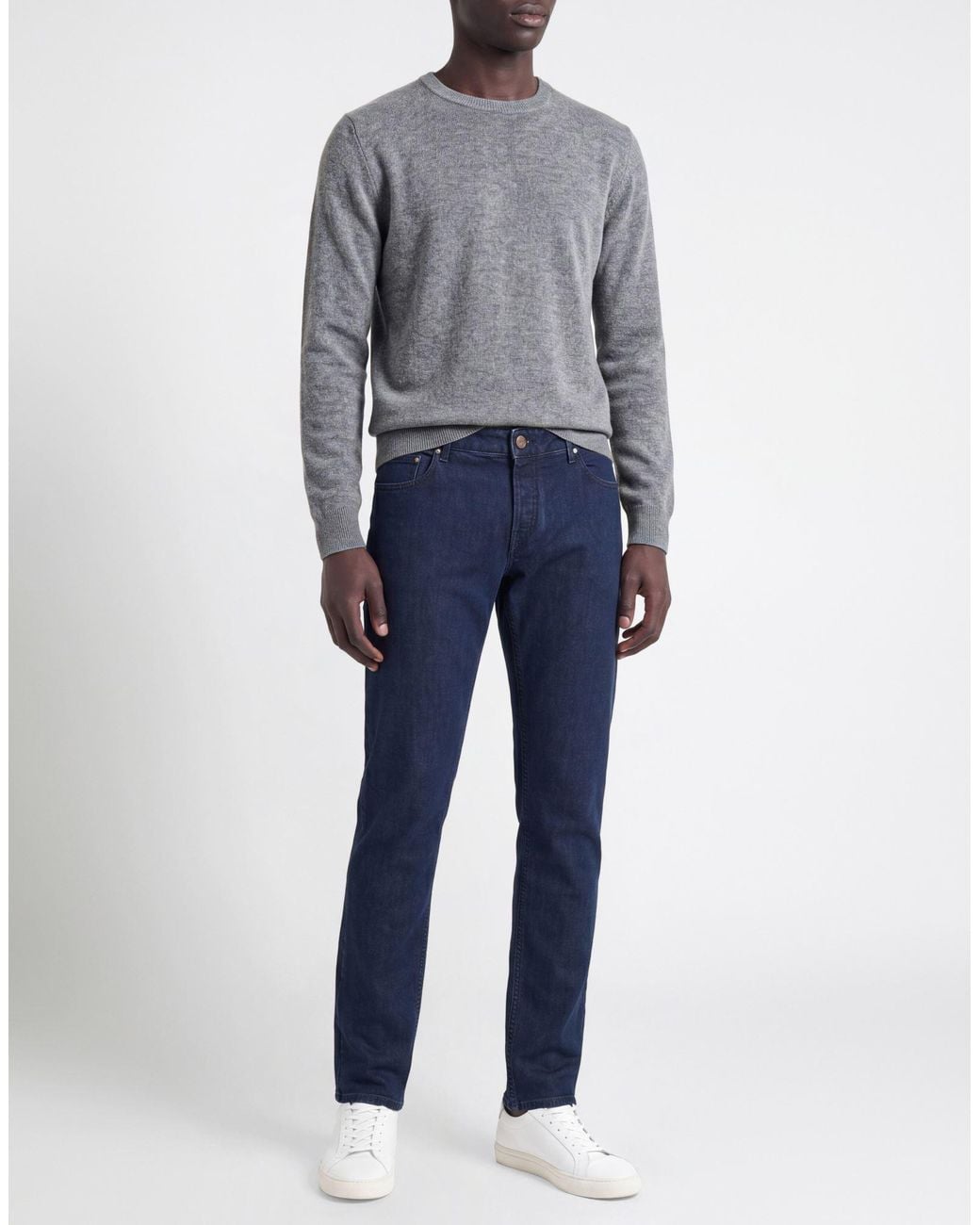 Hand Picked Blue Jeans Cotton, Elastane for men