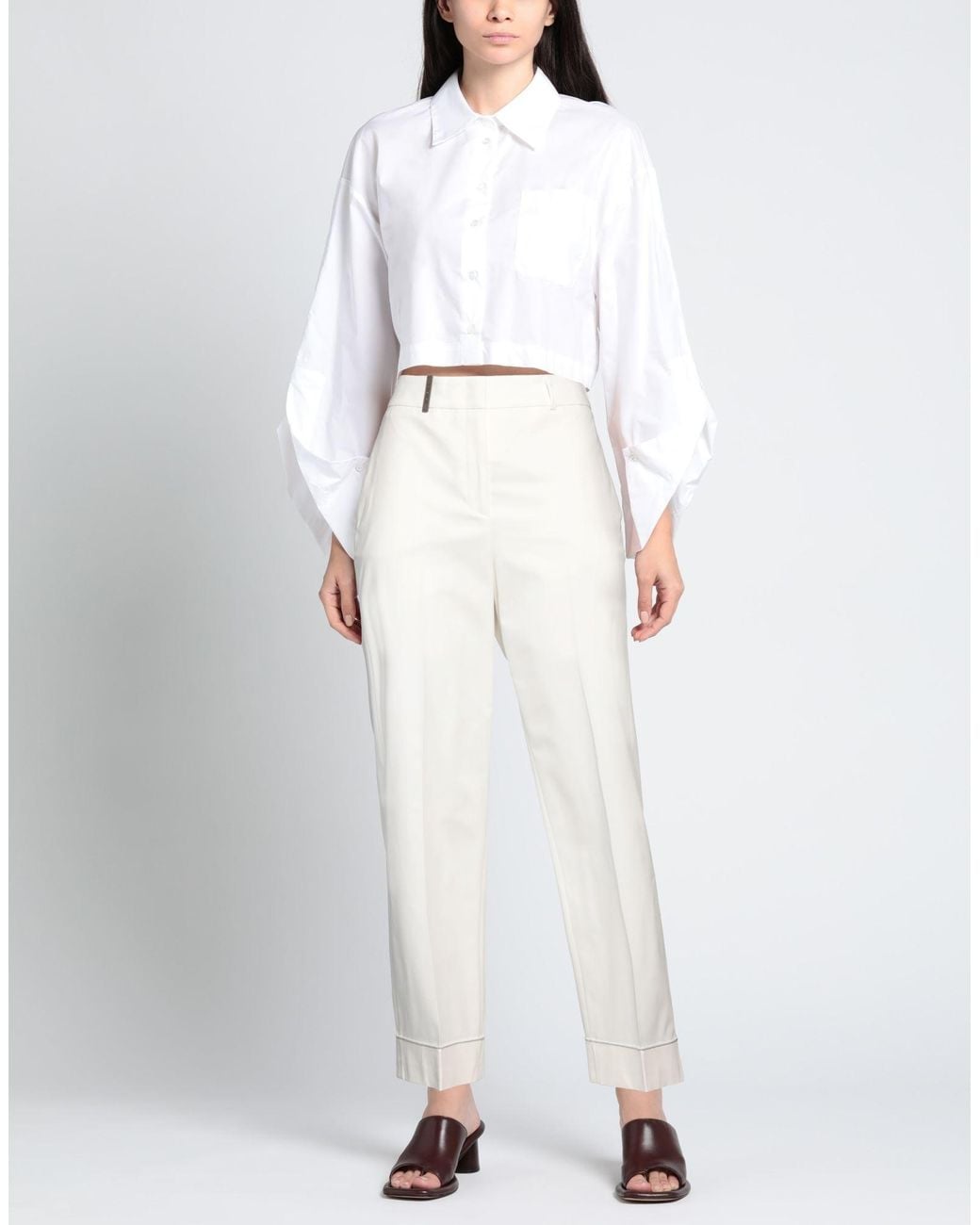 Peserico White Pants