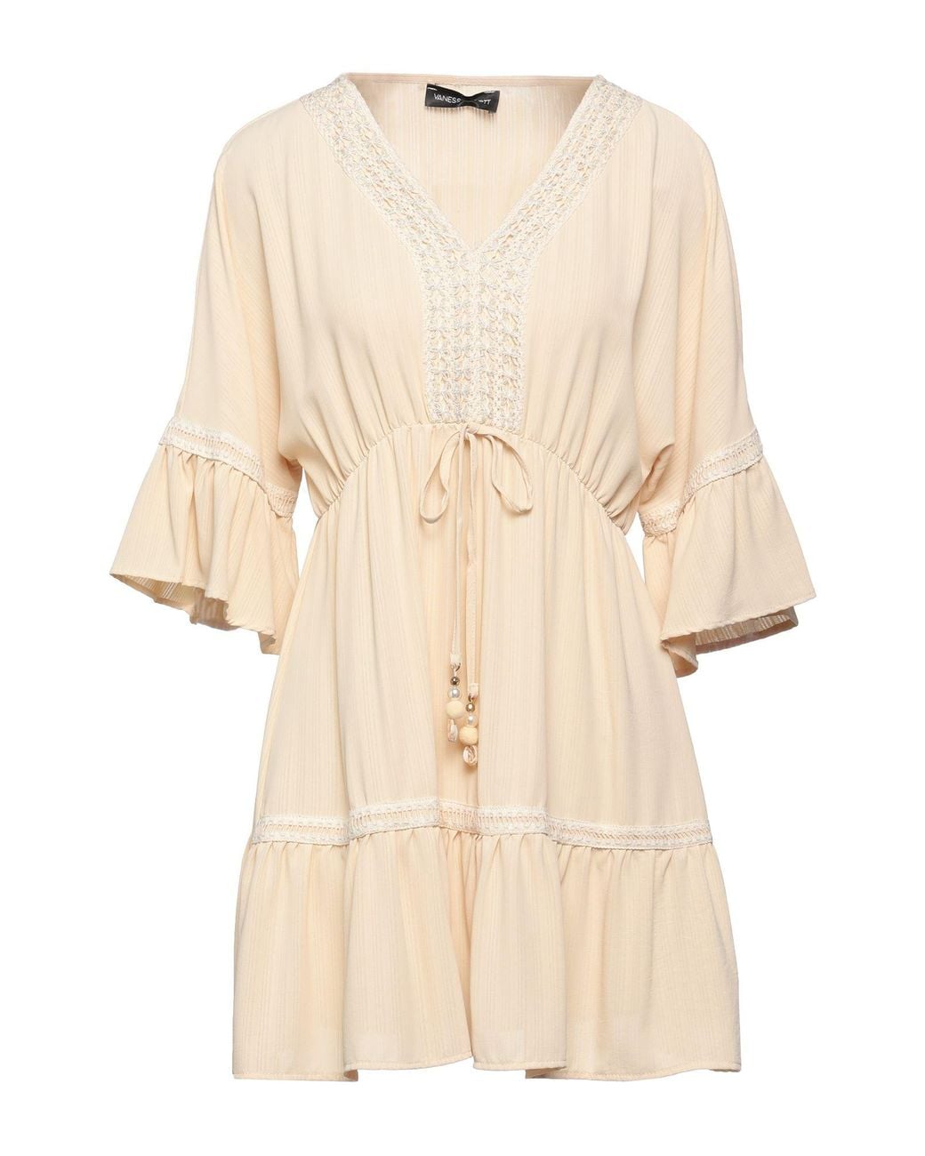 VANESSA SCOTT Natural Mini Dress