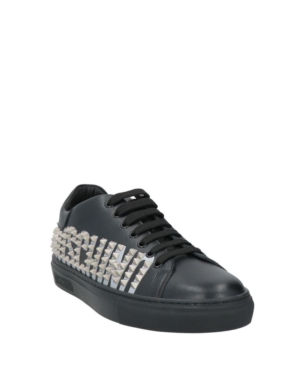 Moschino Black Sneakers Leather for men