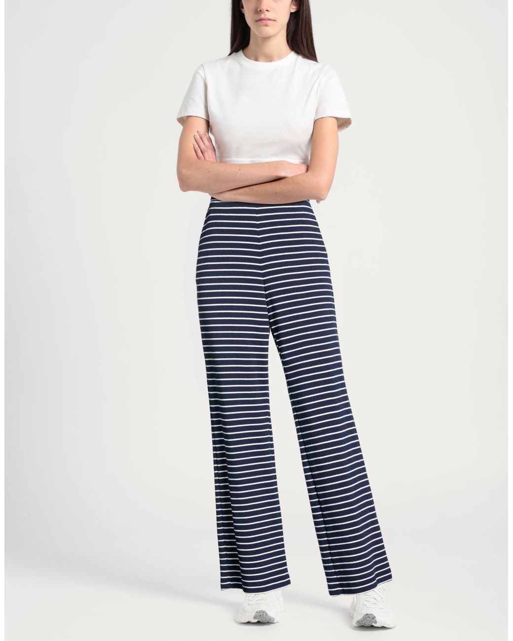 Pennyblack Blue Pants Cotton, Polyester, Polyamide