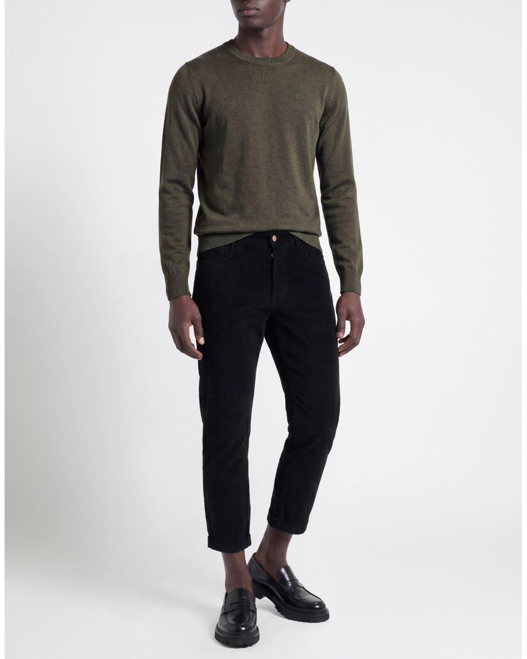 Officina 36 Black Pants for men