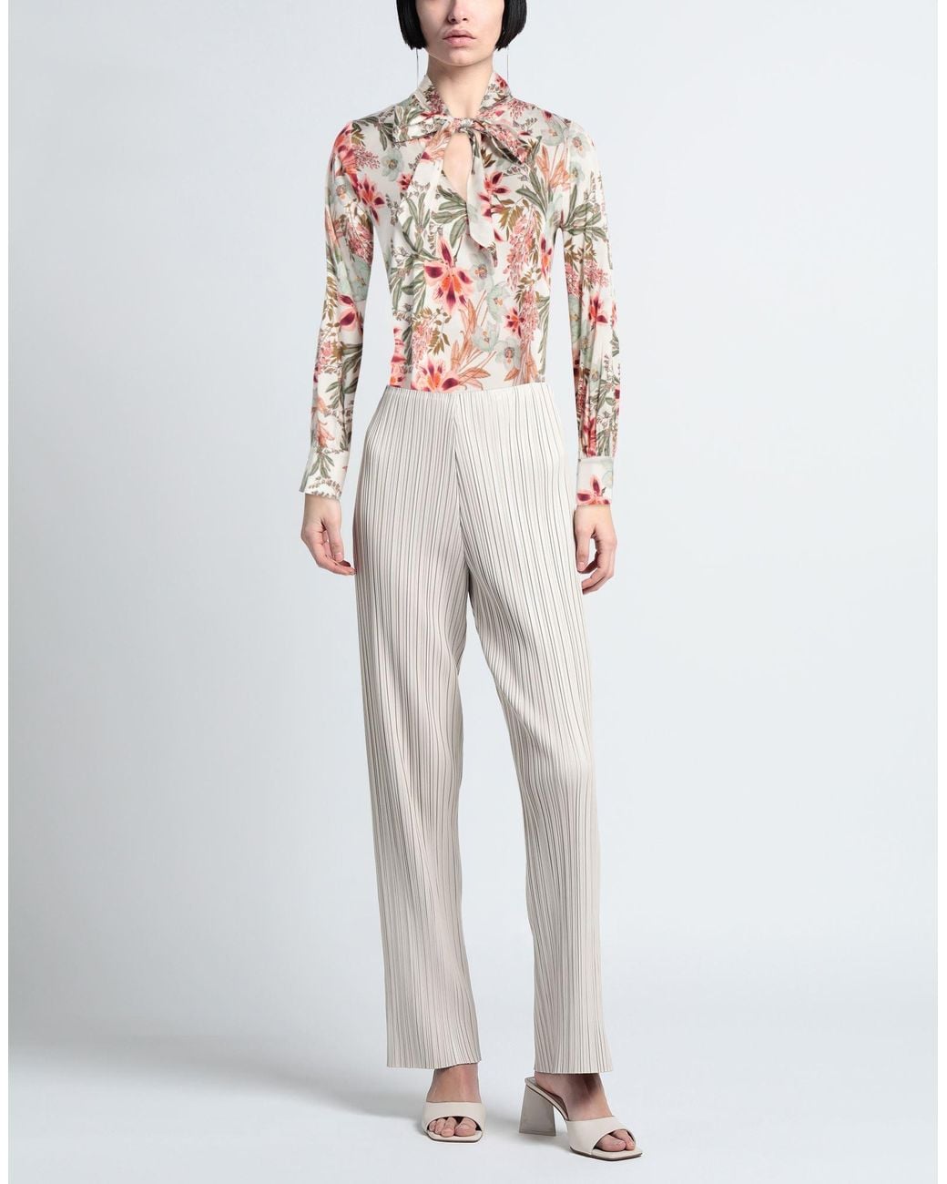 Shirtaporter White Top Viscose, Elastane