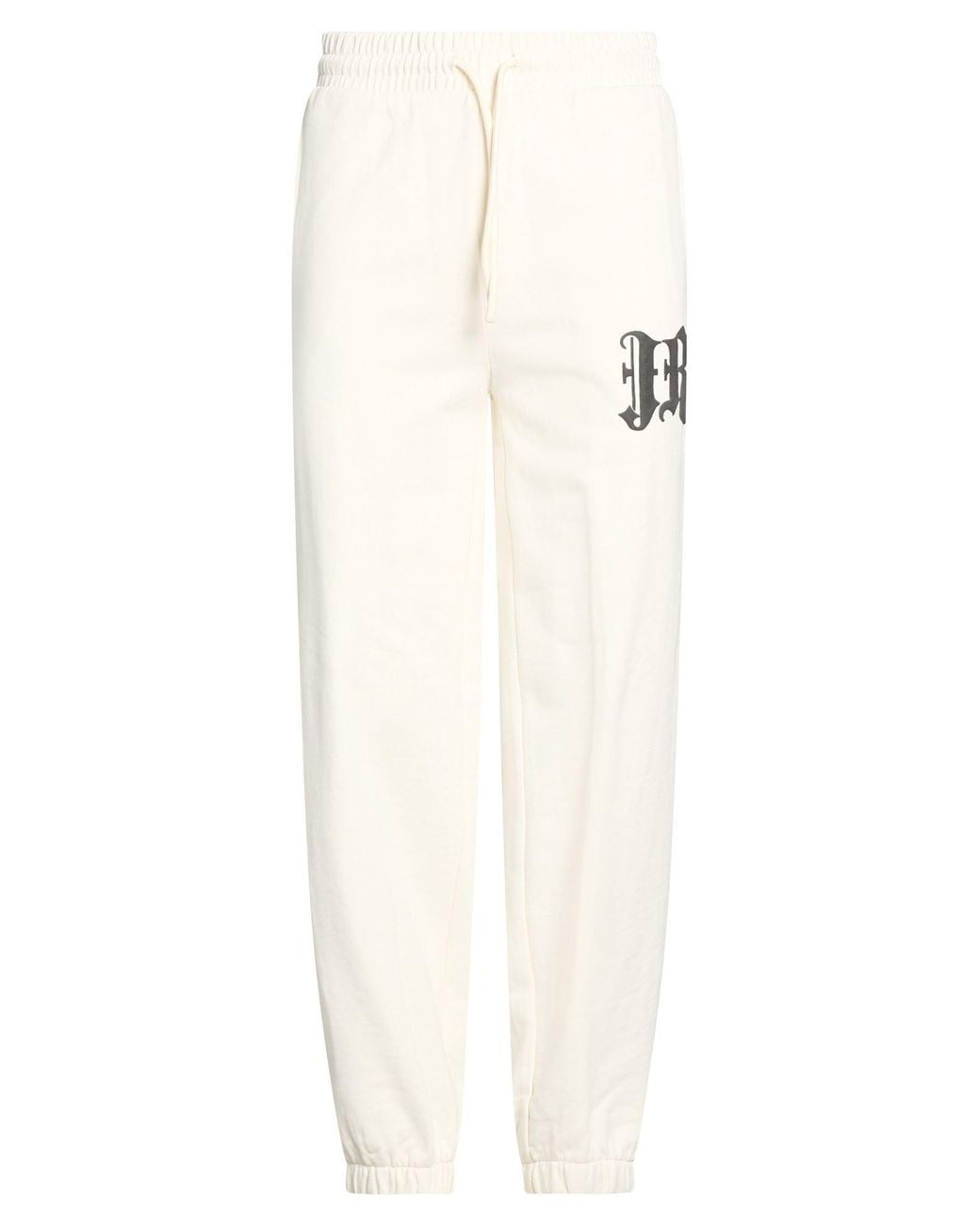 John Richmond White Ivory Pants Cotton for men