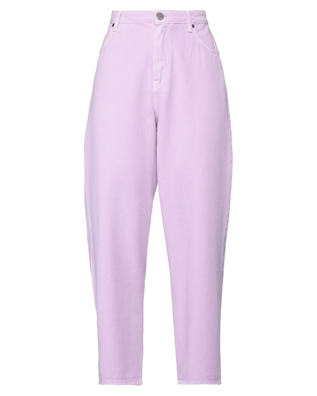 Gaelle Paris Purple Lilac Jeans Cotton