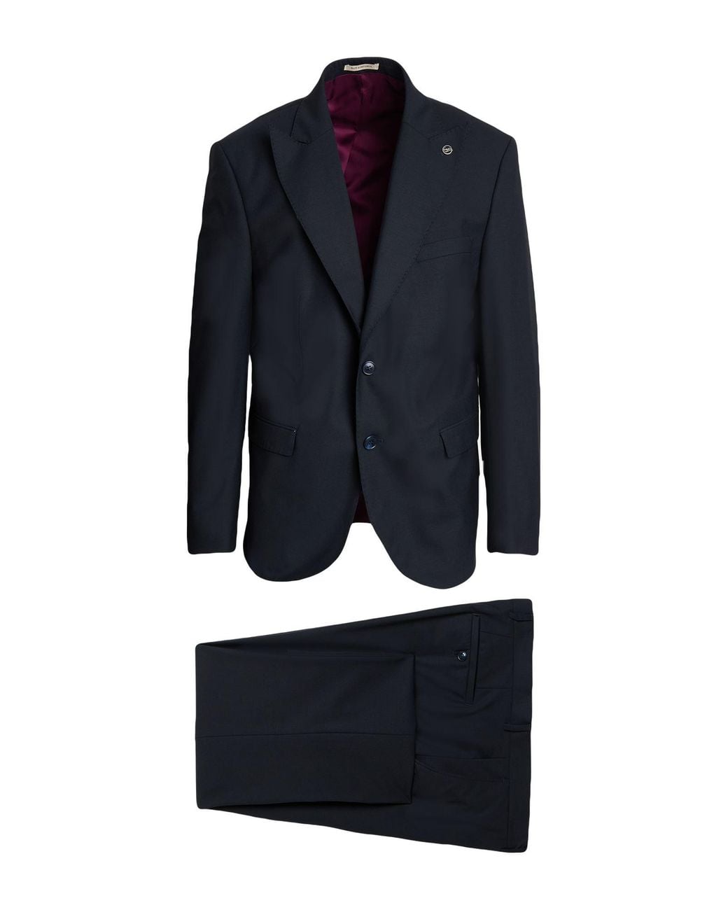 SUIT SARTORIA Blue Midnight Suit Pes, Wool, Elastane for men