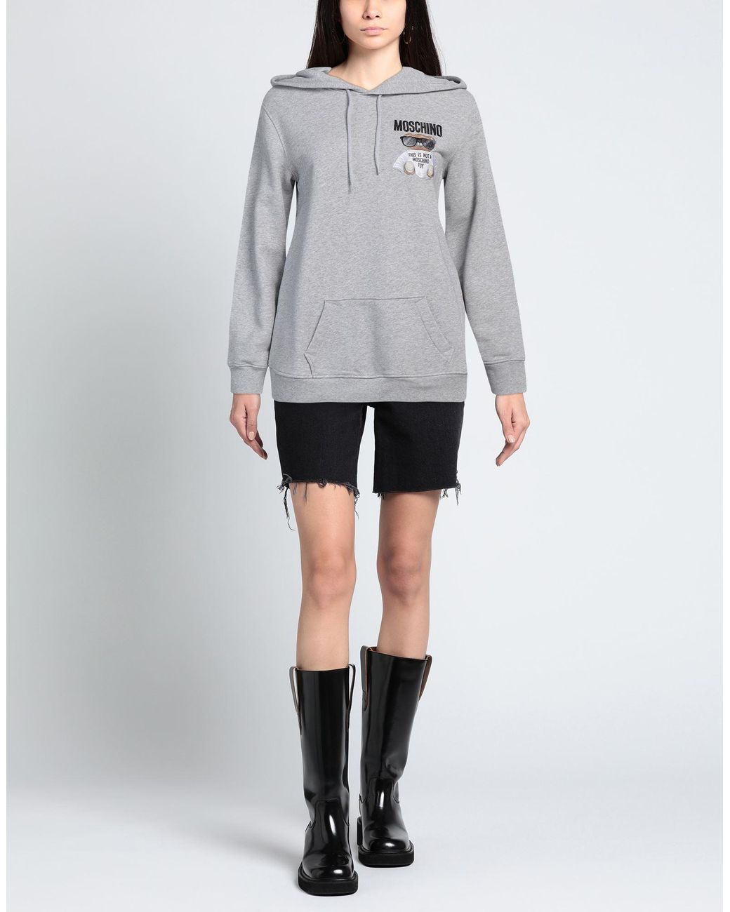 Moschino Gray Sweatshirt