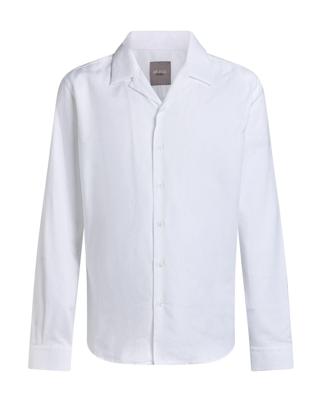 AT.P.CO White Shirt Viscose, Cotton for men