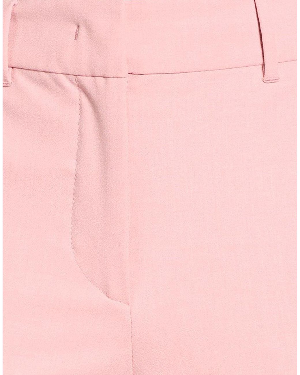 Marella Pink Pants Polyester, Viscose, Elastane