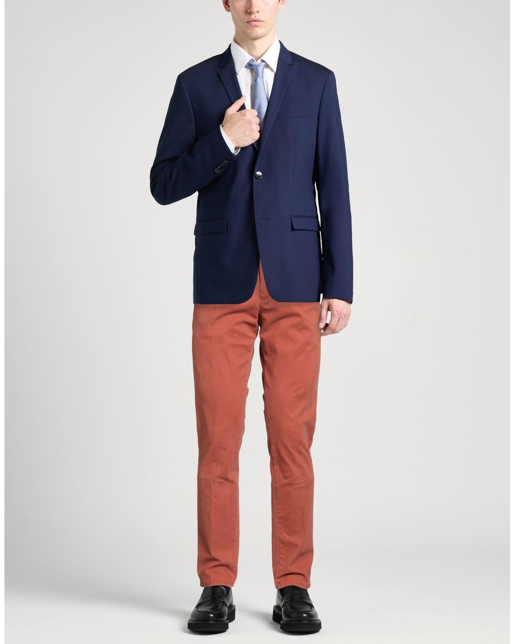 PT Torino Red Pants Cotton, Elastane for men