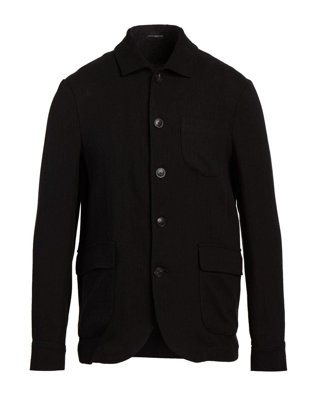 Emporio Armani Black Jacket for men