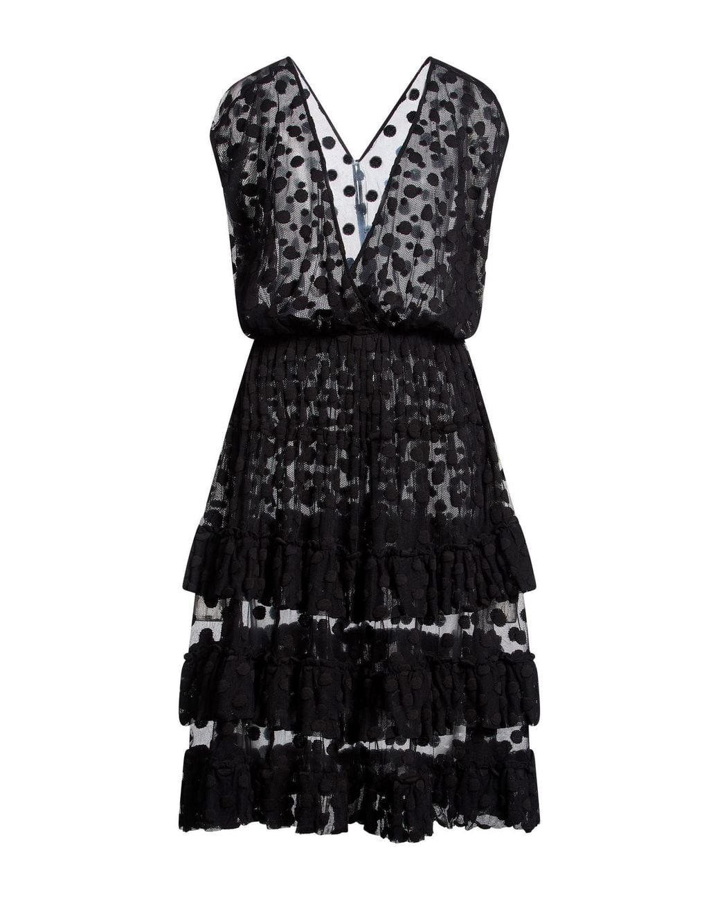 Dries Van Noten Black Midi Dress