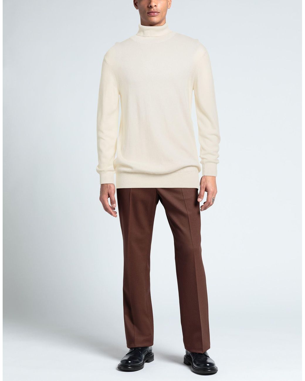 Diktat White Turtleneck for men