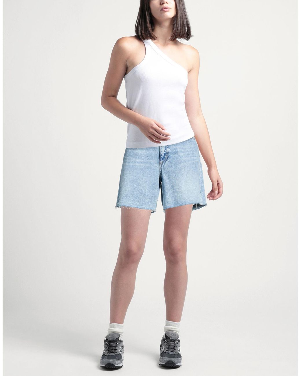 Rag & Bone Blue Denim Shorts Cotton