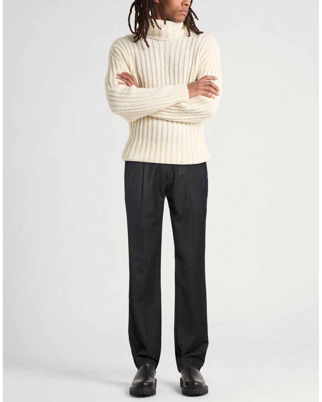 Boglioli Gray Trouser for men