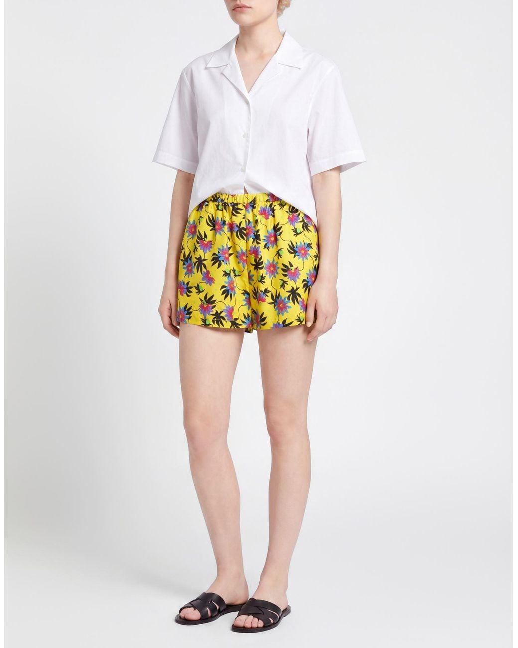 LHD Yellow Shorts & Bermuda Shorts