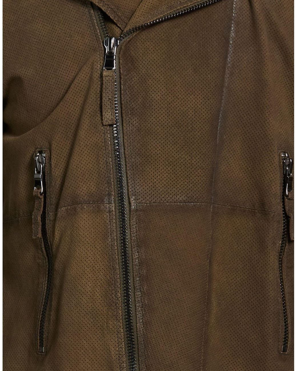 Bully Brown Jacket Leather for men