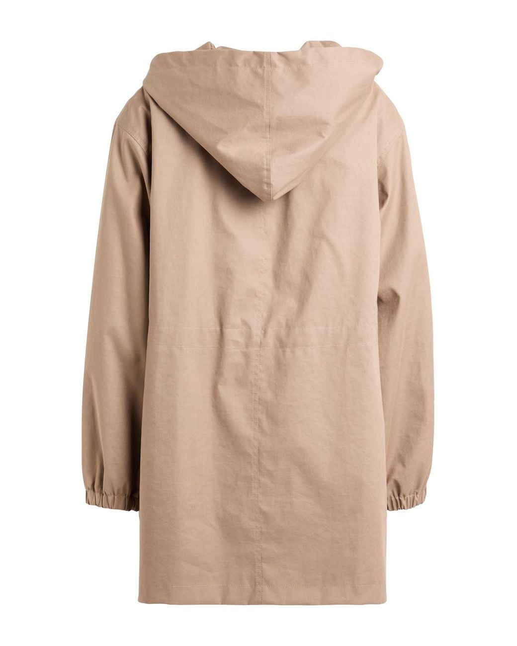 Fendi Natural Overcoat & Trench Coat Cotton, Calfskin for men