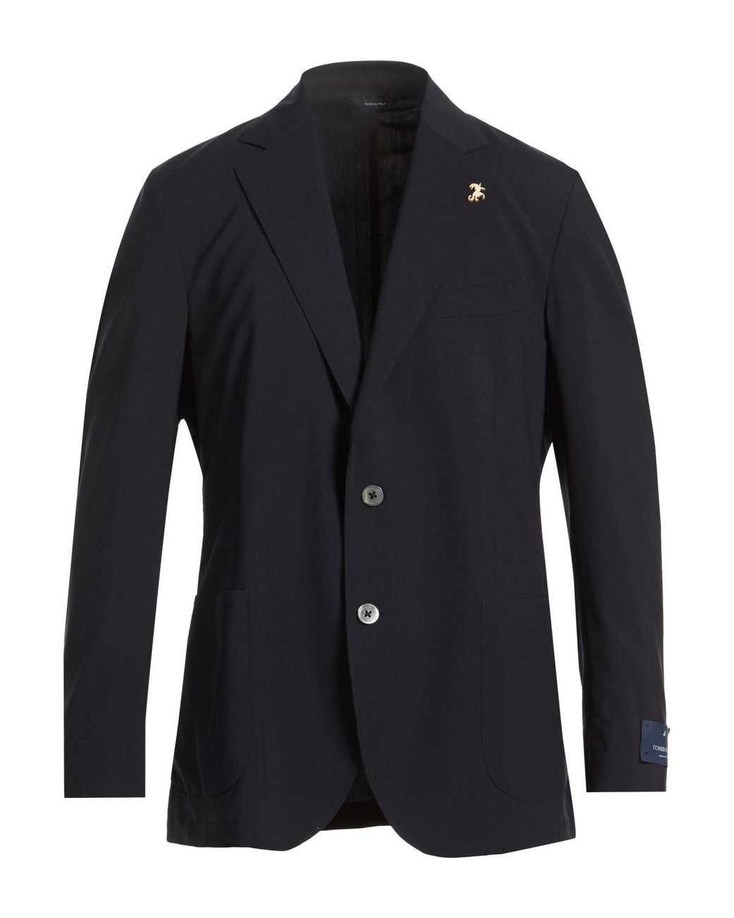 Tombolini Blue Midnight Blazer Virgin Wool for men
