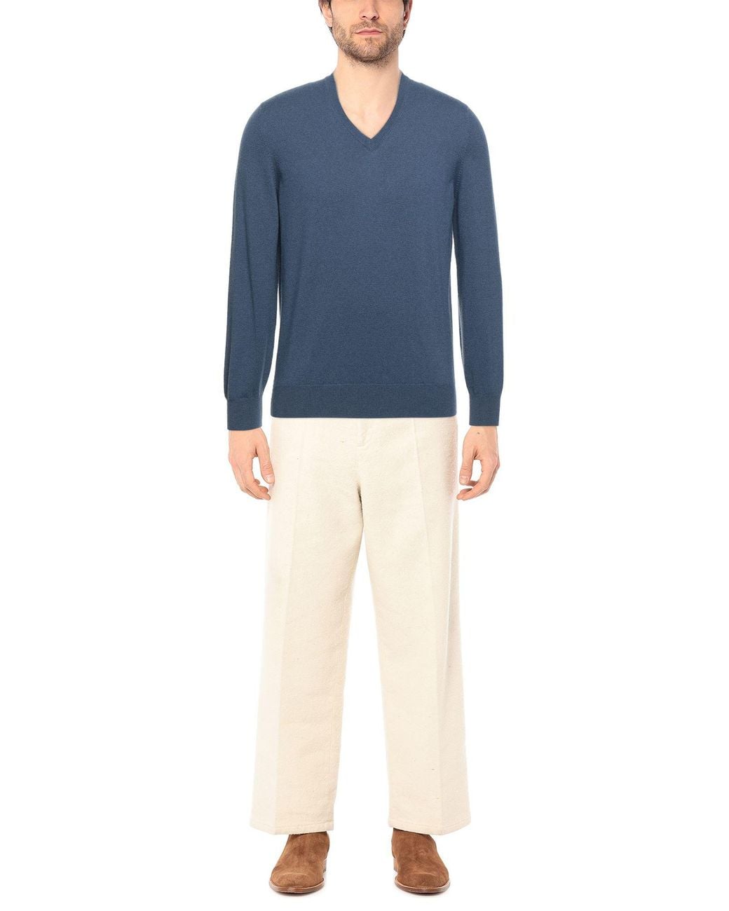 Brunello Cucinelli Blue Sweater for men