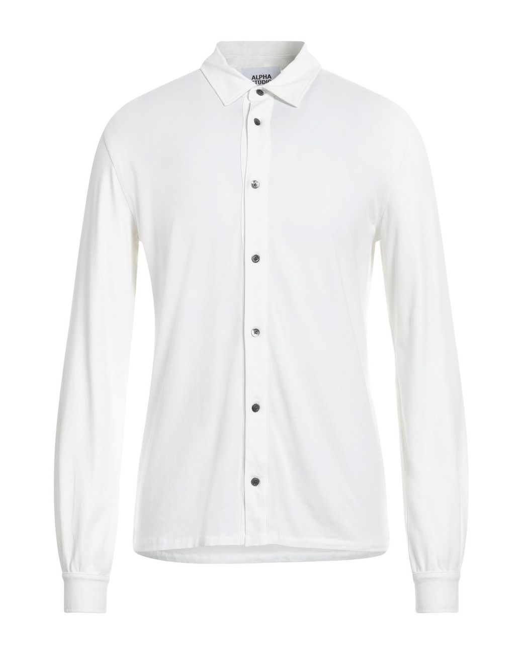 Alpha Studio Hemd in White für Herren