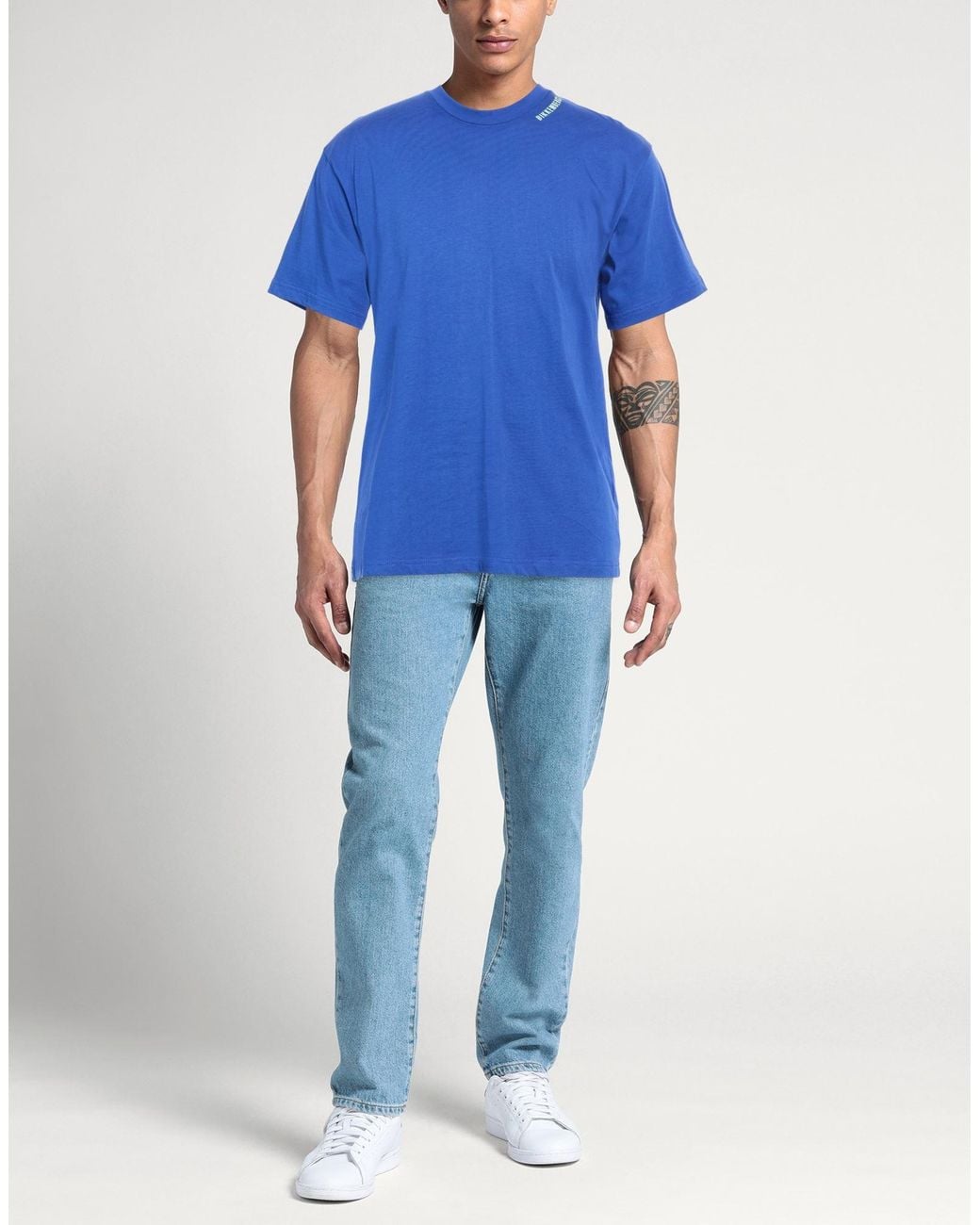 Bikkembergs Blue T-Shirt Cotton for men
