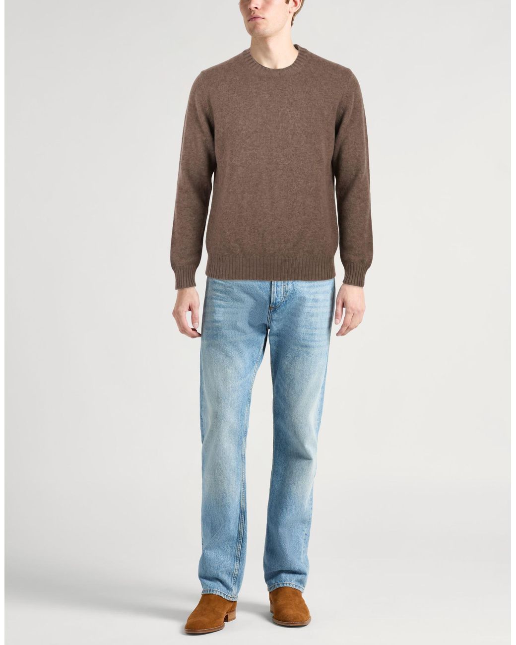 Pullover Barba Napoli de hombre de color Brown