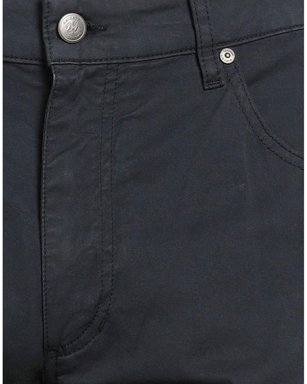 Hackett Blue Midnight Pants Cotton, Elastane for men
