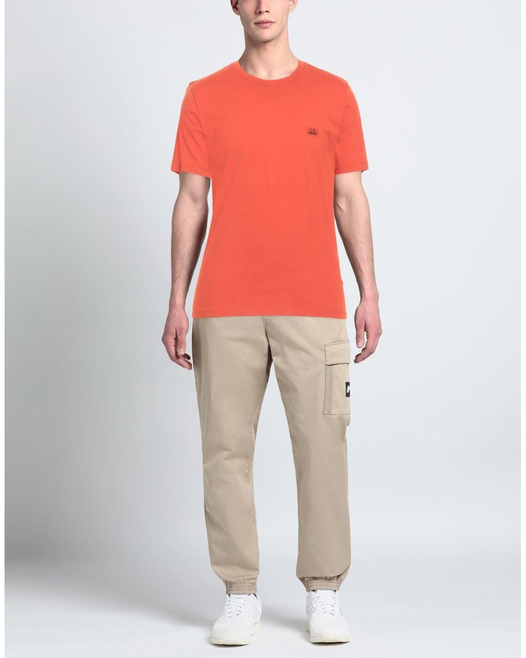 C P Company Orange T-shirt for men