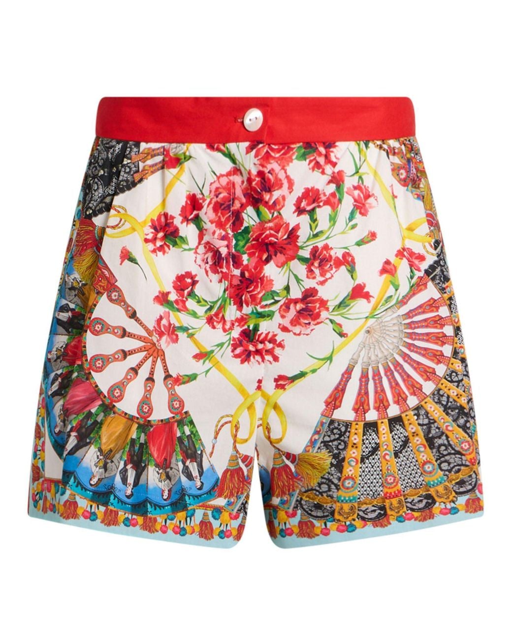 Dolce & Gabbana Red Shorts & Bermuda Shorts Cotton