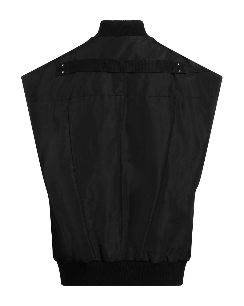 Rick Owens Black Gilet for men