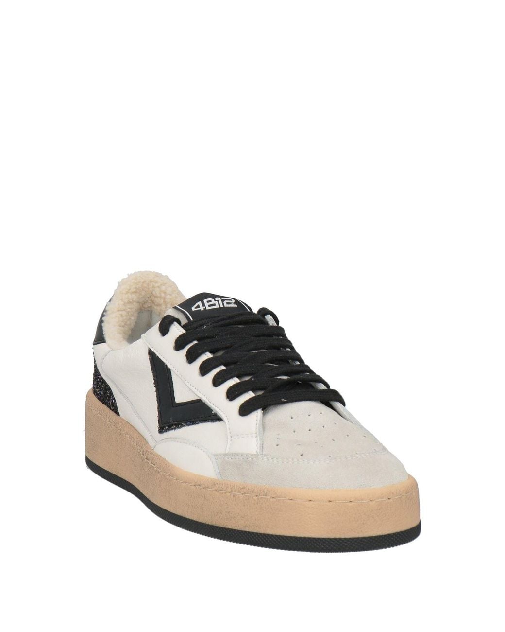 4b12 White Sneakers Leather