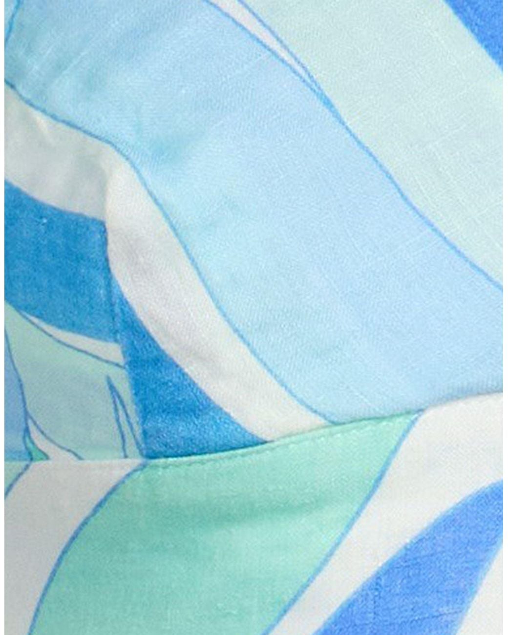Mc2 Saint Barth Blue Top Linen