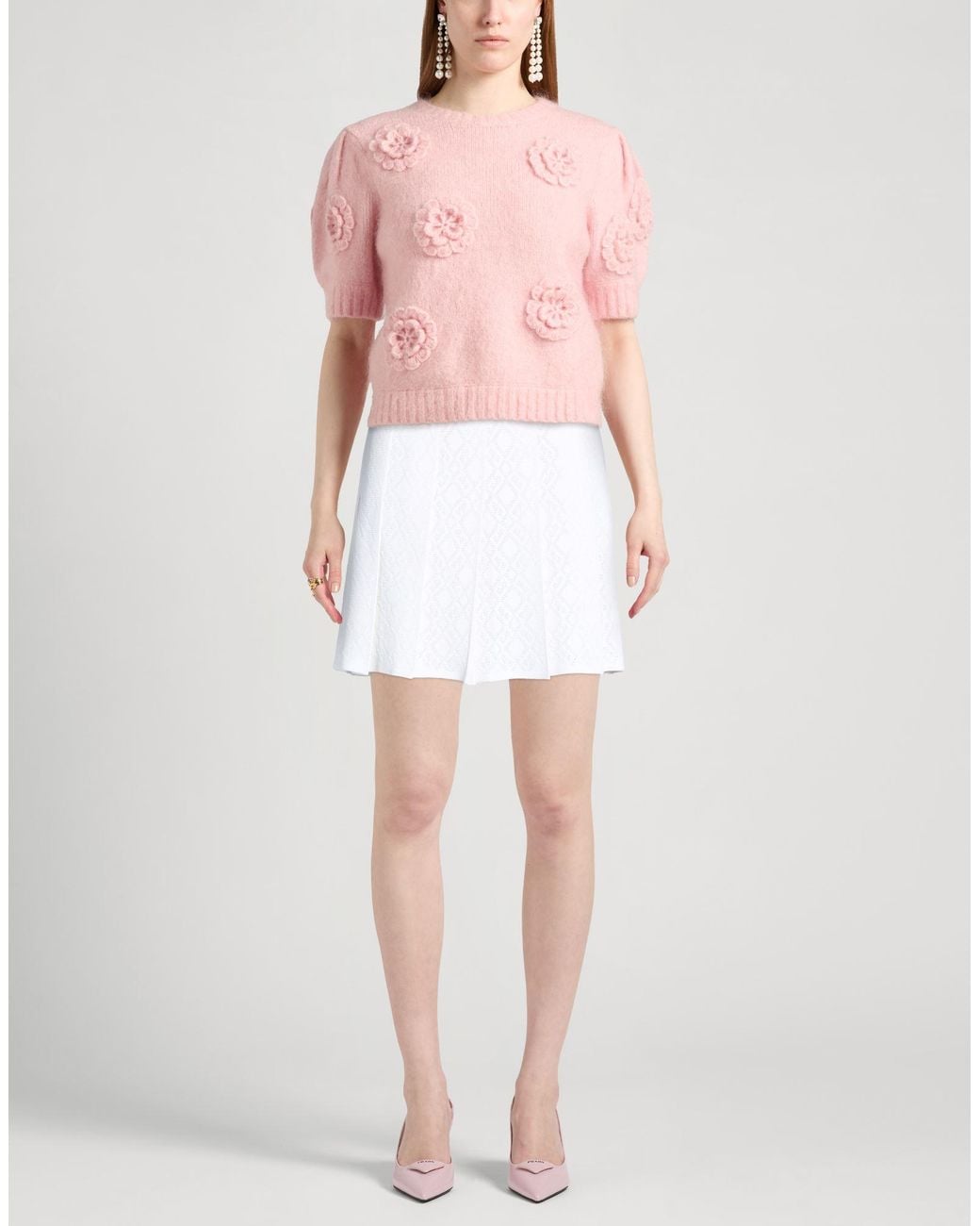 Givenchy White Mini Skirts
