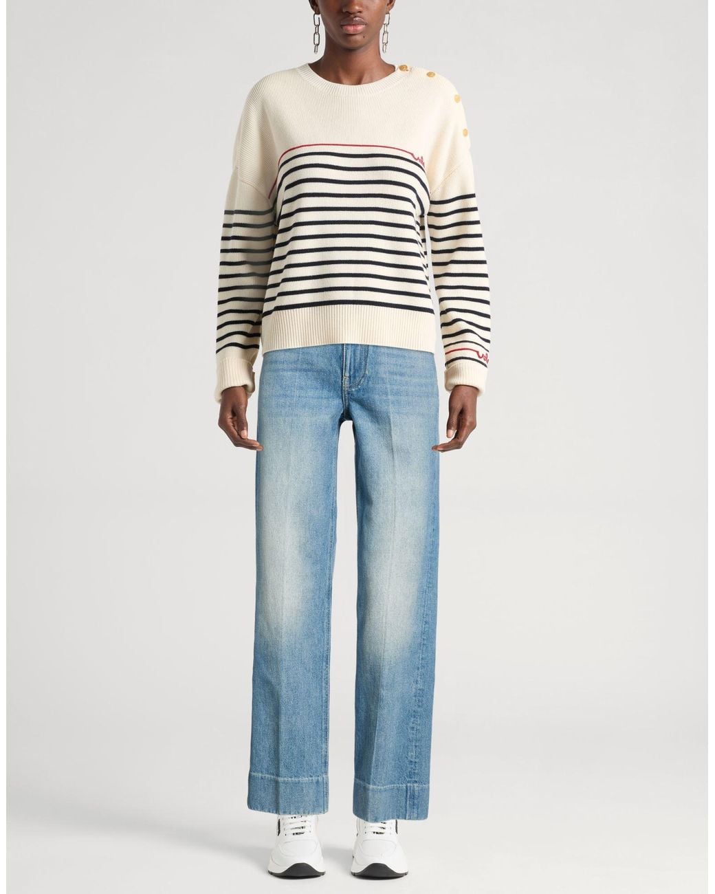 Valentino Garavani Blue Chez Jeans Cotton